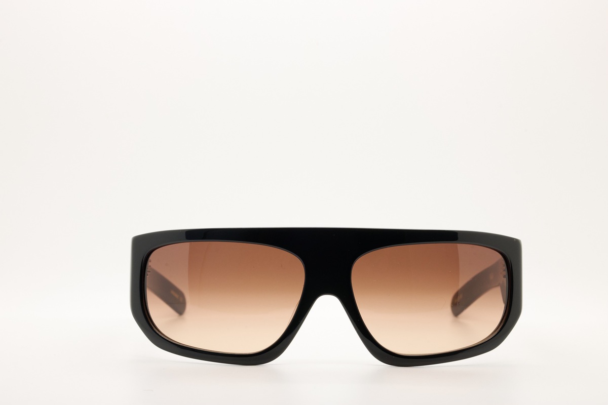 FARAH Solid Black/Brown Gradient Lens