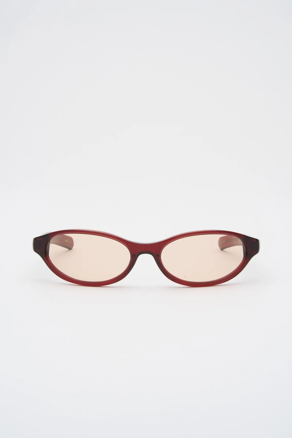 OLYMPIA Crystal Burgundy/Solid Peach Lens